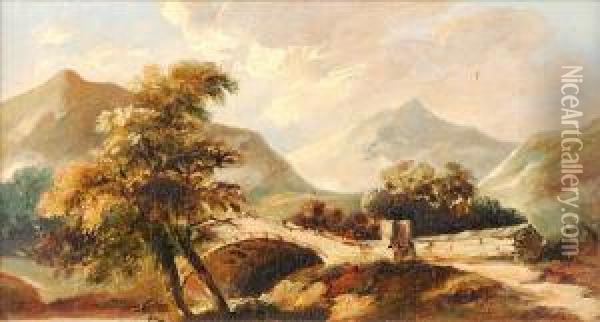 Constable Oil Painting - John Clayton Adams