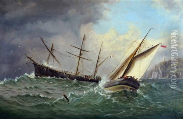Maritime Scene Oil Painting - Haughton Forrest