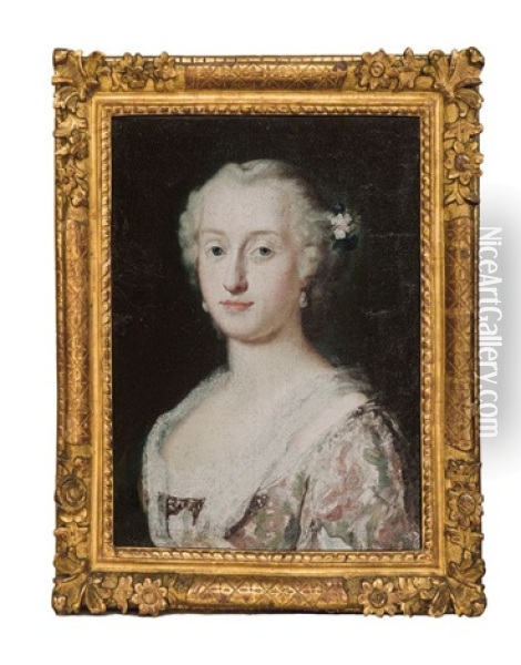 Portrait Presume De La Comtesse Miari Oil Painting - Rosalba Carriera