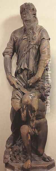 The Sacrifice of Isaac Oil Painting - Donatello