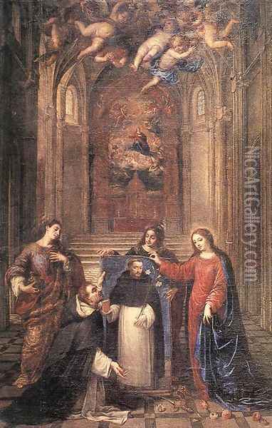 St Dominic Oil Painting - Antonio de Pereda