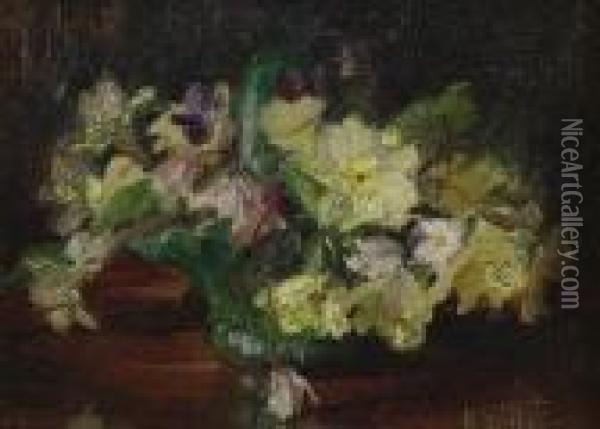 Mixed Bouquet Oil Painting - Kate Wylie