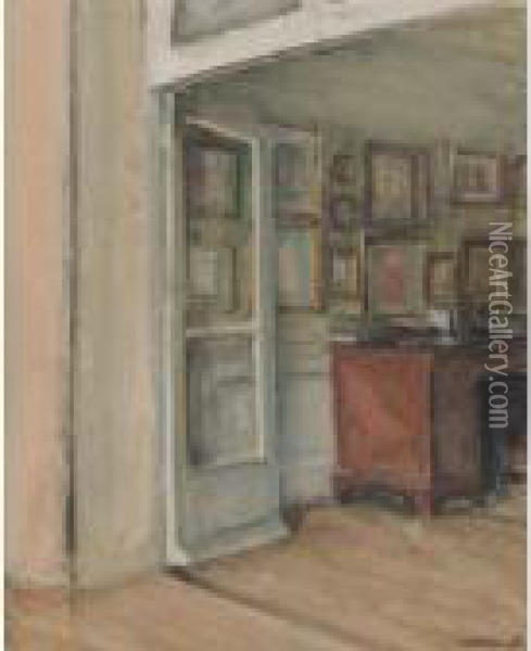 The Artist's Study, 11, Rue De L'universite Oil Painting - Walter Gay