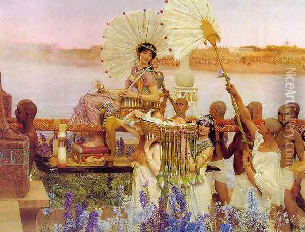 The Finding of Moses Oil Painting - Sir Lawrence Alma-Tadema