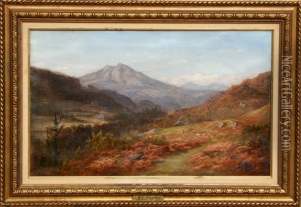 Mountain Landscape Oil Painting - Stephen E. Hogley
