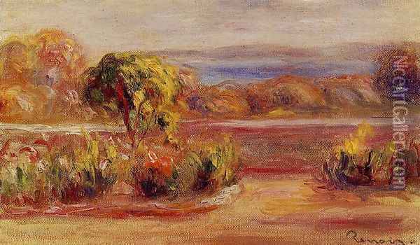 Midday Landscape Oil Painting - Pierre Auguste Renoir