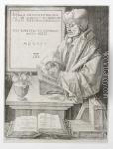 Desiderius Erasmus Of Rotterdam Oil Painting - Albrecht Durer