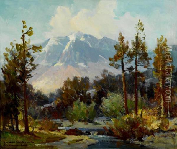 The Range East Of The Tehachapi Near Mojave Oil Painting - Jack Wilkinson Smith