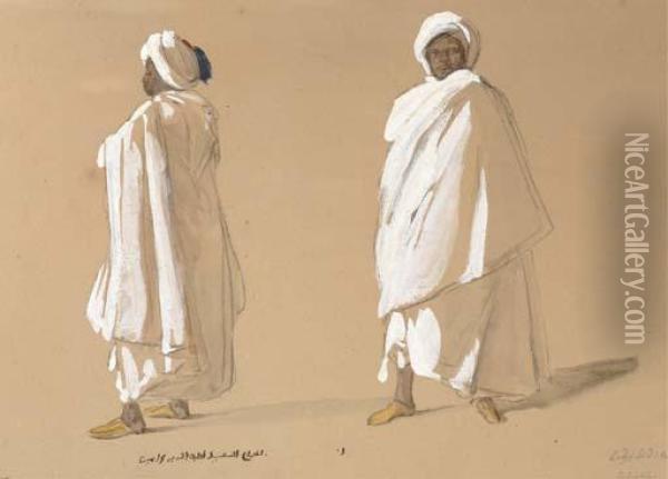 Hadjy Said De Tanger Oil Painting - Auguste Raffet
