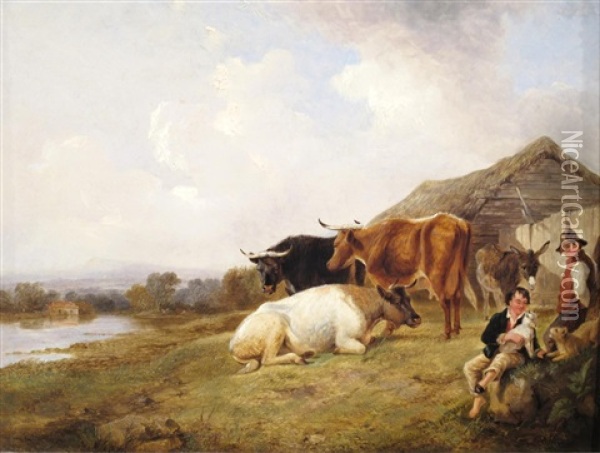 The New Arrival Oil Painting - George Cole