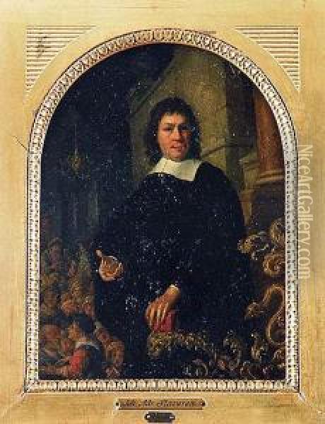 Retrato De Caballero Oil Painting - An Adriansz Van Staveren