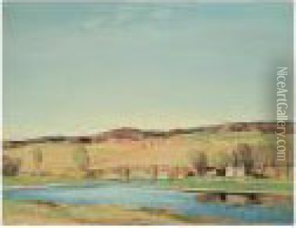 Dalrioch Bridge, Perthshire Oil Painting - John George Mathieson