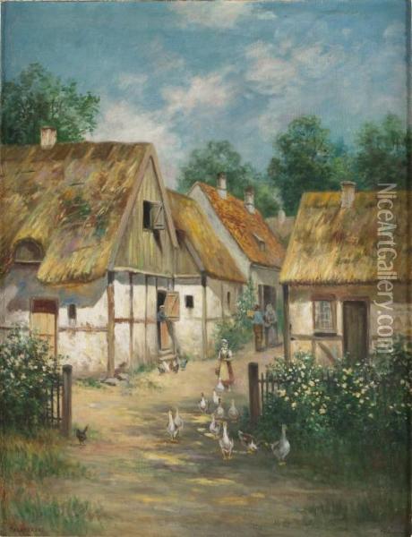 Sommar I Falsterbo Oil Painting - Frans Wilhelm Odelmark