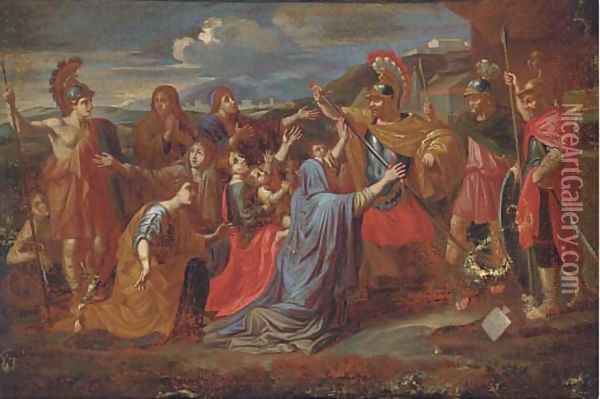 The Family of Darius before Alexander Oil Painting - Nicolas Poussin