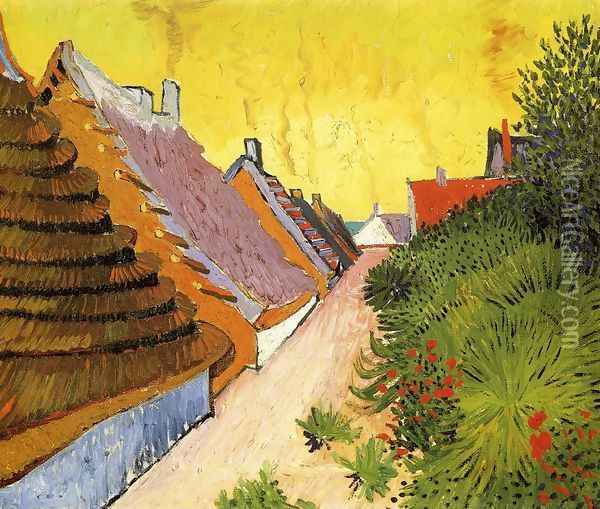 Street In Saintes Maries Oil Painting - Vincent Van Gogh