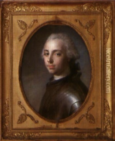 Portrait De Benigne Choart, Marquis De Crecy Oil Painting - Joseph Ducreux