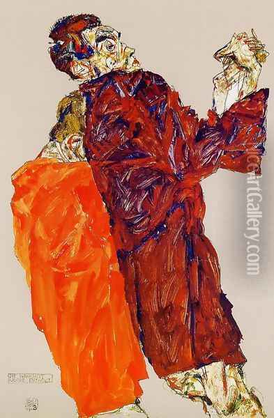 The Truth Was Revealed Oil Painting - Egon Schiele