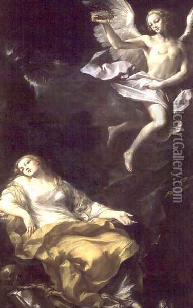 St. Mary Magdalene Oil Painting - Giovanni Gioseffo da Sole