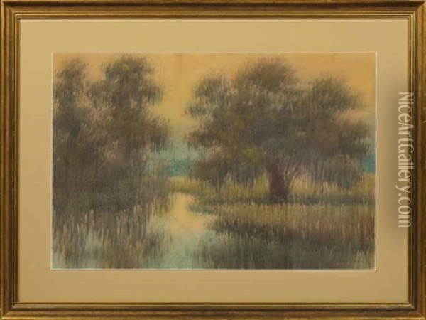 Blue Bayou Oil Painting - Alexander John Drysdale