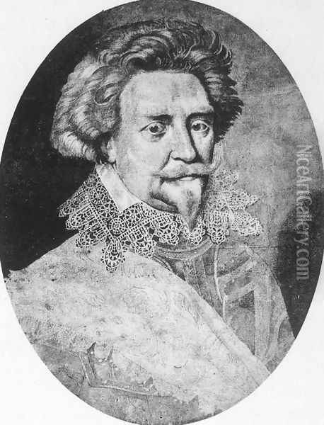 Portrait of Frederick Hendrick 1623-24 Oil Painting - Willem Jacobsz Delff