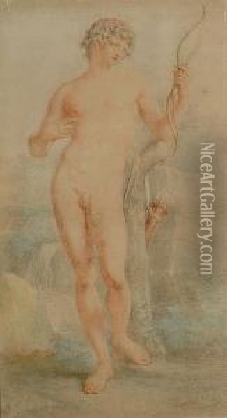 Apollo Oil Painting - Giovanni Batista Cipriani