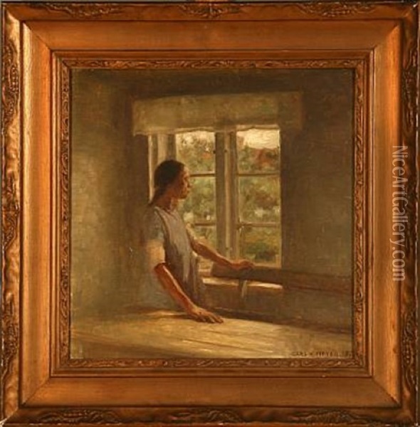 Hvad Mon Der Er Paa Faerde Oil Painting - Carl Vilhelm Meyer