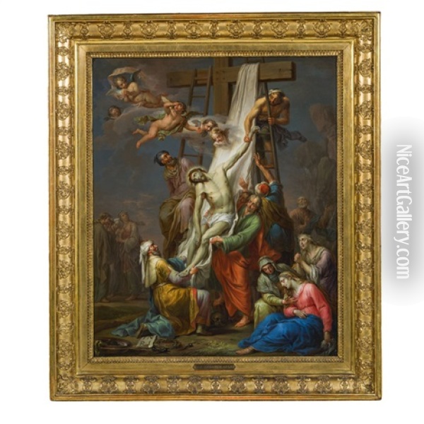 Kreuzabnahme Christi Oil Painting - Franz Christoph Janneck