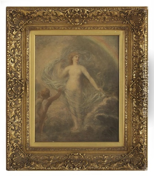 Venus Et L'amour Oil Painting - Henri Fantin-Latour
