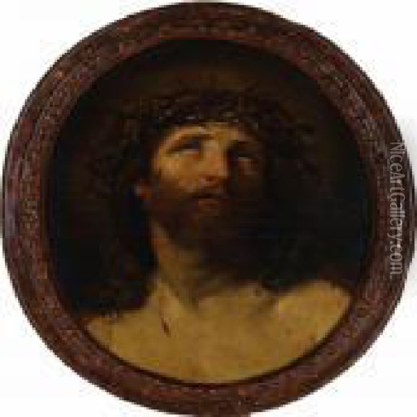 The Suffering Jesus Christ With The Thorn Crown Oil Painting - Guido Reni