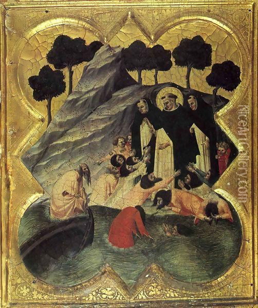 Polyptych of Saint Dominic Oil Painting - Francesco Traini