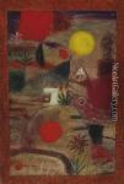 Feier Und Untergang Oil Painting - Paul Klee