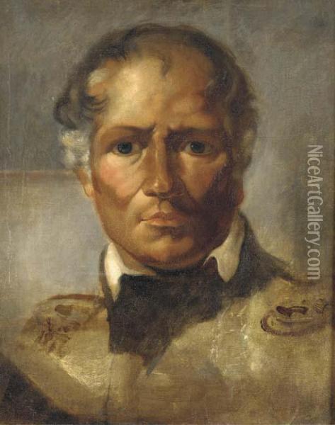 Portrait Du Marechal Laurent Gouvion-saint-cyr Oil Painting - Horace Vernet