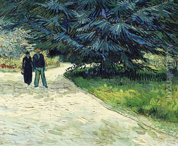 The Poet's Garden Oil Painting - Vincent Van Gogh