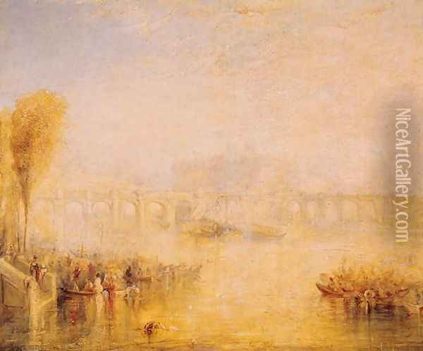 View of the Pont Neuf, Paris Oil Painting - Joseph Mallord William Turner