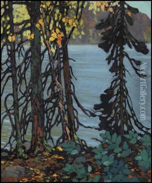 Autumn Tangle Oil Painting - Francis Hans Johnston