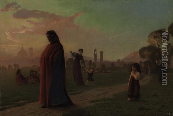 Dante (he Hath Seen Hell) Oil Painting - Jean-Leon Gerome