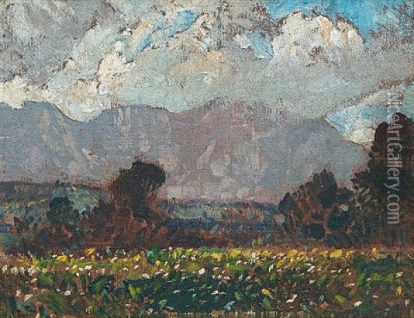 Table Mountain Oil Painting - Robert Gwelo Goodman