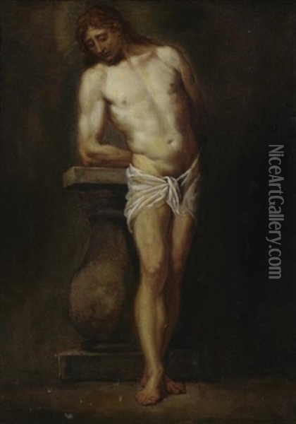 Geiselchristus Oil Painting - Sebastiano Conca