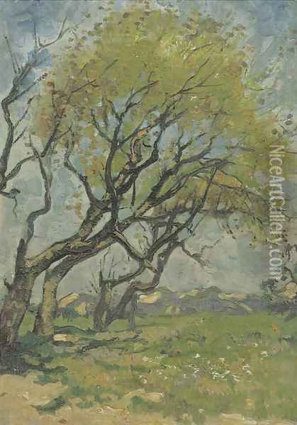 Trees in spring Oil Painting - Cornelis Kuypers