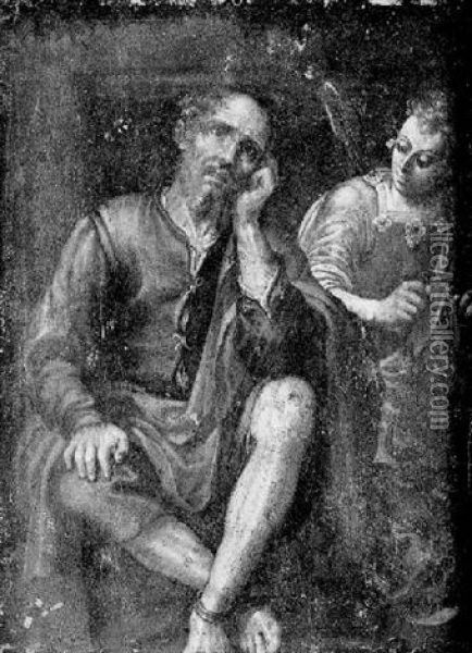 St. Peter Released From Prison Oil Painting - Joseph Heintz the Elder