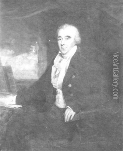 Portrait De (joshua Grigby?) Oil Painting - Sir William Beechey
