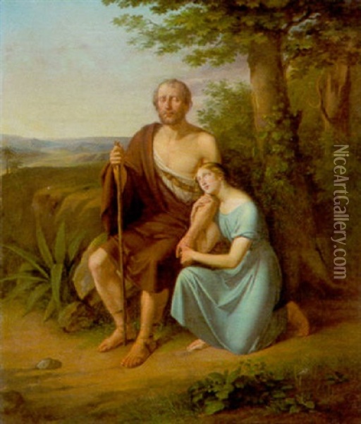 Barmherzigkeit Oil Painting - Friedrich Rensch (Rentzsch)