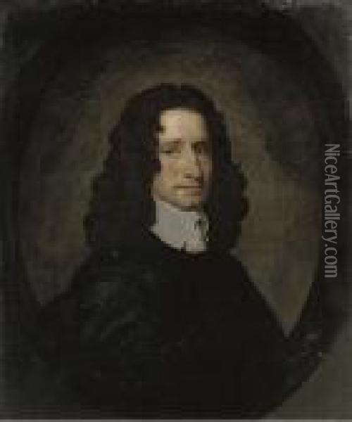 Portrait Of A Gentleman Oil Painting - Robert Nanteuil