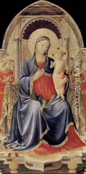 Cortona Polyptych (central panel) 1437 Oil Painting - Angelico Fra