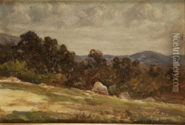 Paisaje Oil Painting - Agustin Lhardy Y Garrigues