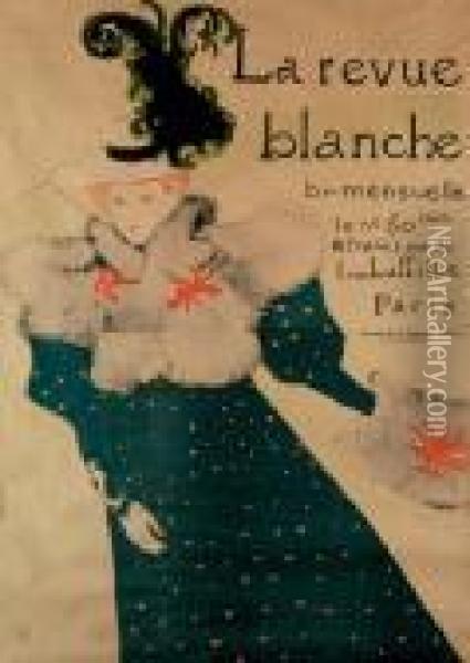 La Revue Blanche (adr. 130; W. P16) Oil Painting - Henri De Toulouse-Lautrec
