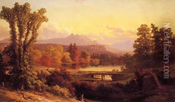 Chocorua Peak, New Hampshire Oil Painting - Russell Smith