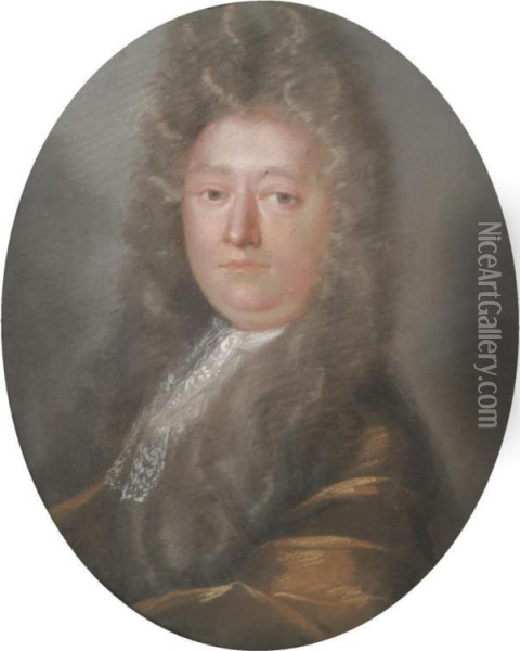 Portrait Of A Gentleman Oil Painting - Edward Lutterell