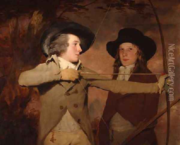 The Archers Oil Painting - Sir Henry Raeburn