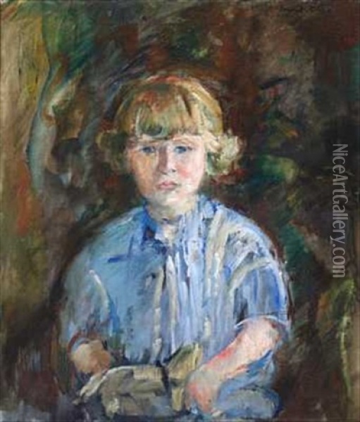 Portrett Av Mikkel Christian Michaelsen Oil Painting - Henrik Louis Lund